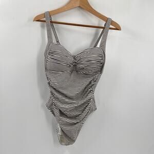 Bondeye Australia striped one piece swimsuit